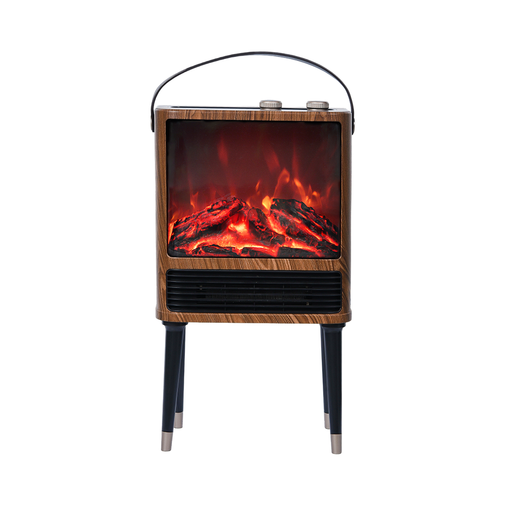 Calentador de chimenea con llama 3D
