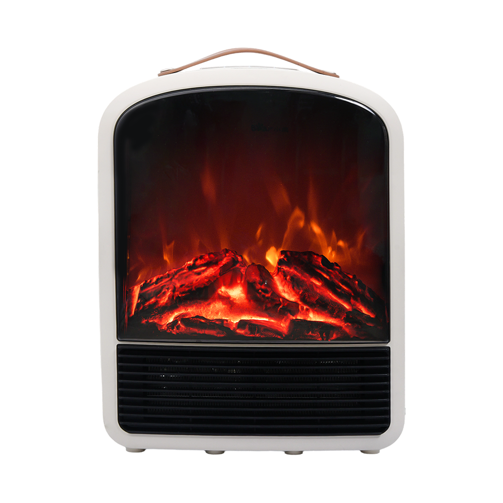 Calentador de chimenea de cerámica PTC con llama 3D