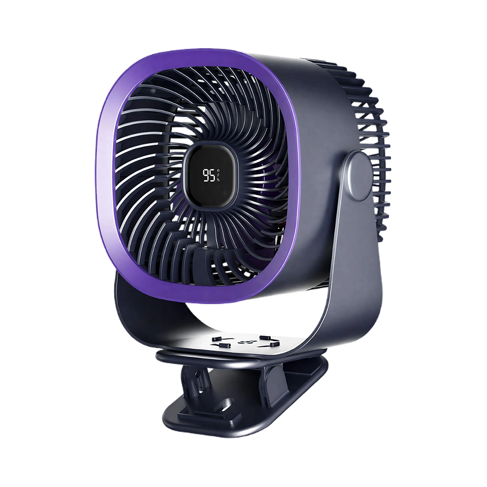 Ventilador oscilante con clip USB